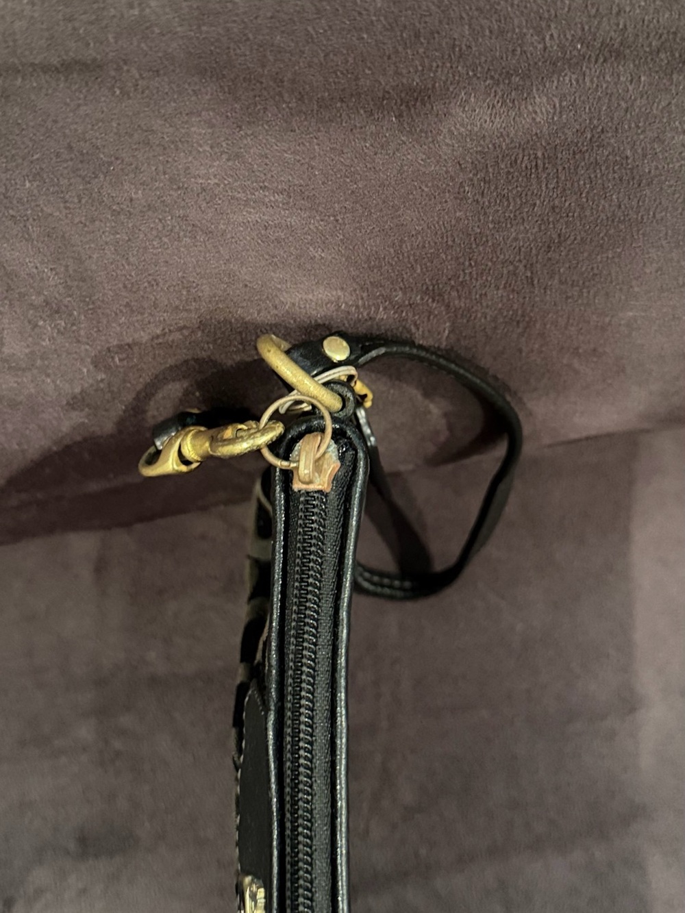 Coach Wristlet Black Clutch - Picture 3 of 8